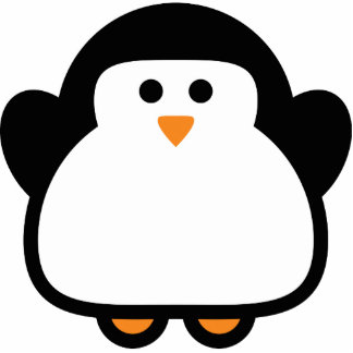 Penguin Staand Fotobeeldje