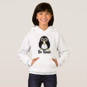 Penguin Statement / Message Pullover Hoodie (Voorkant volledig)