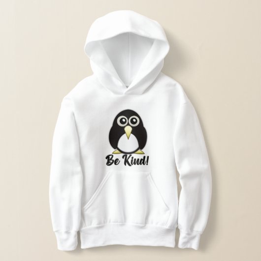 Penguin Statement / Message Pullover Hoodie (Laagn)