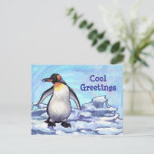 Penguin Stationery Briefkaart (Staand voorkant)