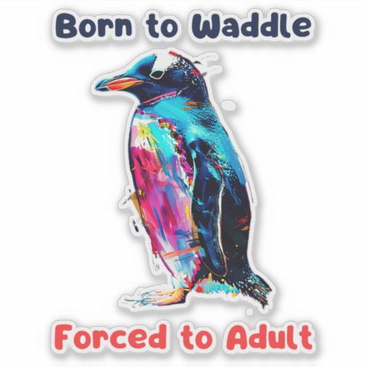 Penguin Sticker (Voorkant)