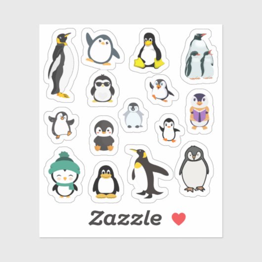 Penguin Stickers (Vel)