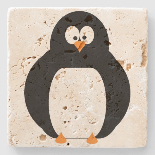 Penguin Stone Onderzetter (Voorkant)