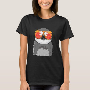 Penguin Sunglazen Beach Summer Pool Party Penguin T-shirt