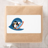 Penguin surfer etiket (Insitu)