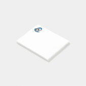Penguin surfer post-it® notes (Schuin)