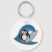 Penguin surfer sleutelhanger (Voorkant)