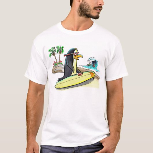 pEnGuIn sUrFeR T-shirt (Voorkant)