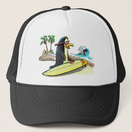 pEnGuIn sUrFeR Trucker Pet (Voorkant)