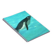 Penguin Swimming Underwater Notitieboek (Rechterzijde)
