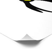 Penguin Tennis Foto Afdruk (Hoek)