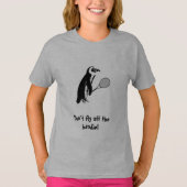 Penguin Tennis Player T-shirt (Voorkant)