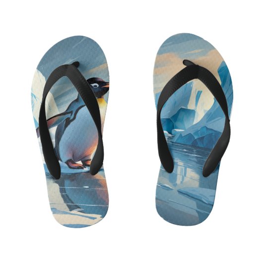Penguin Thema Kinder Teenslippers (Voetbed)