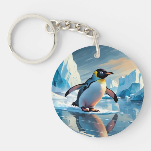 Penguin Thema Sleutelhanger (Voorkant)
