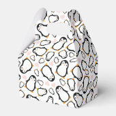 Penguin Theme Baby shower Cute Bedankdoosjes (Achterkant)