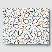 Penguin Theme Baby shower Cute Gastenboek (Achterkant)