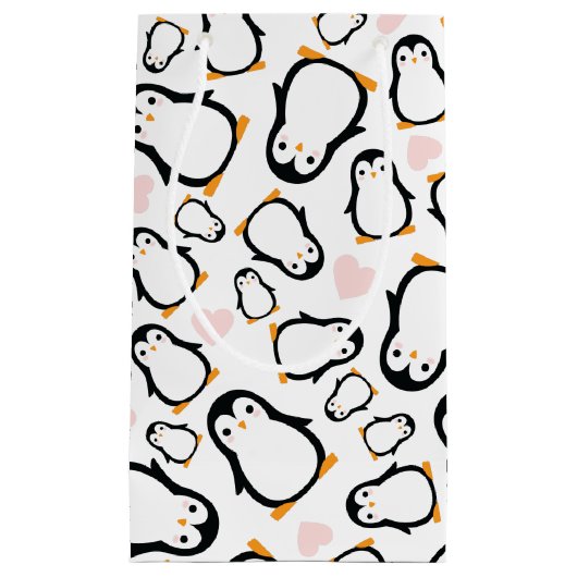 Penguin Theme Baby shower Cute Klein Cadeauzakje (Voorkant)