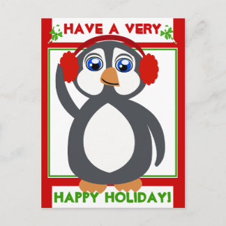Penguin Toon Holiday! Briefkaart