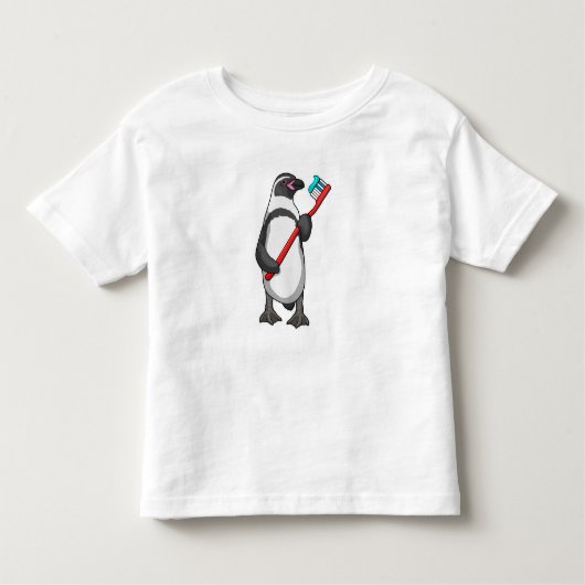 Penguin Tooth-borstel Kinder Shirts (Voorkant)