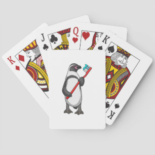 Penguin Tooth-borstel Pokerkaarten