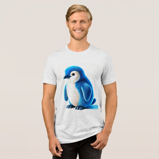 Penguin Tri-Blend Shirt (Voorkant volledig)