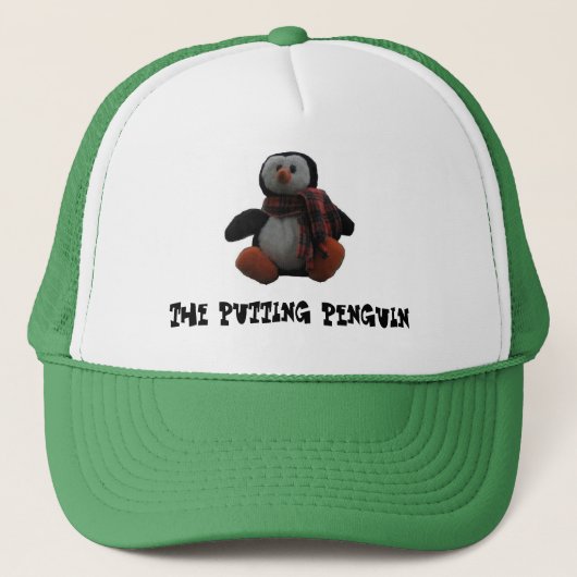Penguin Trucker Hat Pet (Voorkant)