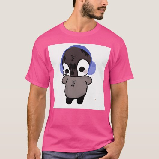 Penguin Tunes T-shirt (Voorkant)