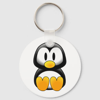 Penguin tux afbeelding sleutelhanger