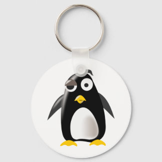 Penguin tux linux afbeelding sleutelhanger