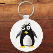Penguin tux linux afbeelding sleutelhanger (Voorkant)