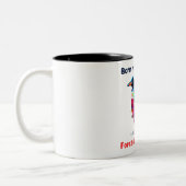 Penguin Tweekleurige Koffiemok (Links)