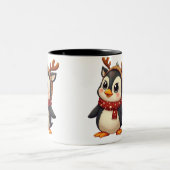 Penguin Tweekleurige Koffiemok (Center)