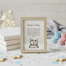 Penguin Tweeling boeken voor Baby Shower