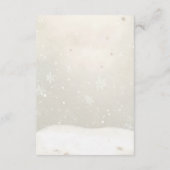 Penguin Twins books for Baby Shower Informatiekaartje (Achterkant)