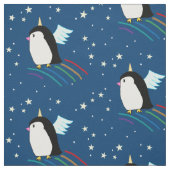 Penguin Unicorn Fabric Stof (Swatch)