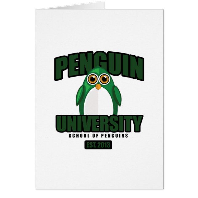 Penguin University - Groen (Voorkant)