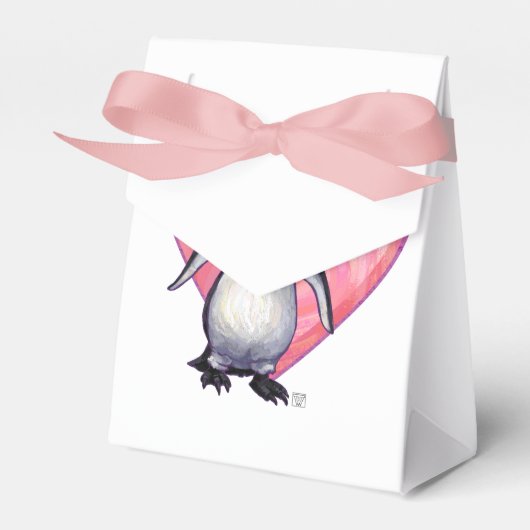 Penguin Valentijnsdag Bedankdoosjes (Voorkant Zijde)