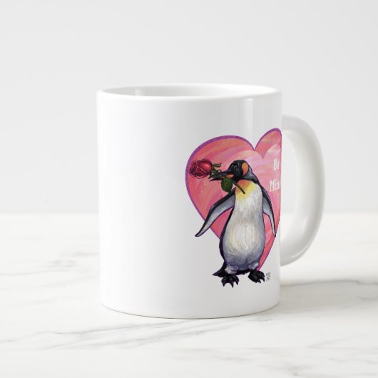 Penguin Valentijnsdag Grote Koffiekop (Voorkant rechts)