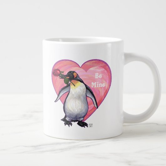 Penguin Valentijnsdag Grote Koffiekop (Rechts)