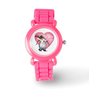 Penguin Valentijnsdag Horloge