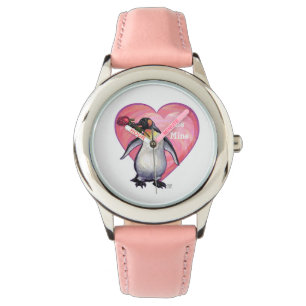 Penguin Valentijnsdag Horloge