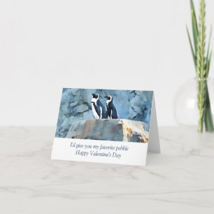 Penguin Valentijnsdag Kaart