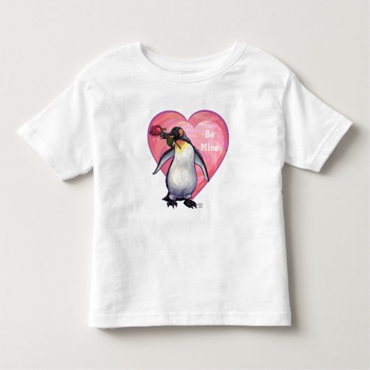 Penguin Valentijnsdag Kinder Shirts (Voorkant)