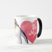 Penguin Valentijnsdag Magische Mok (Voorkant rechts)