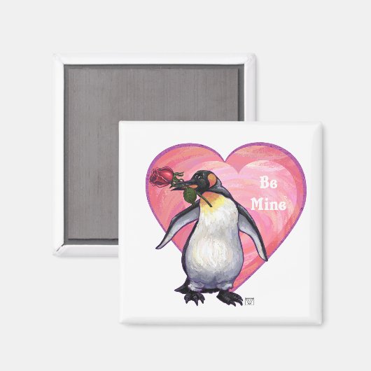 Penguin Valentijnsdag Magneet (Voorkant / Achterkant)