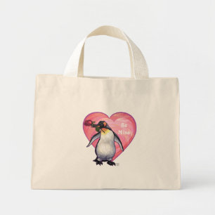 Penguin Valentijnsdag Mini Tote Bag