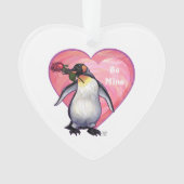 Penguin Valentijnsdag Ornament (voorkant)