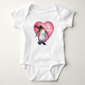 Penguin Valentijnsdag Romper (Voorkant)