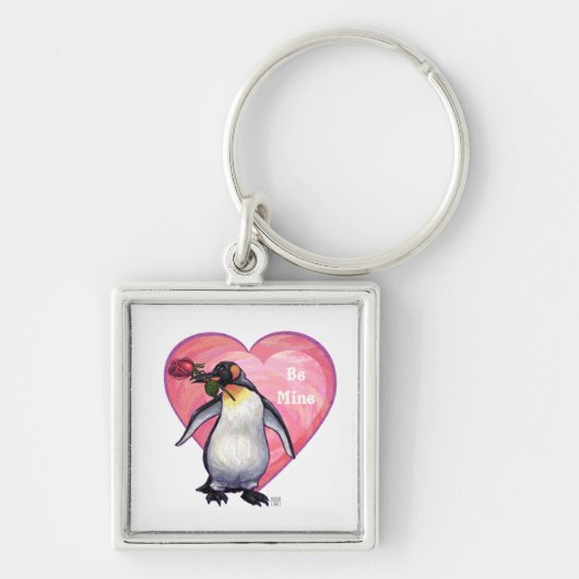 Penguin Valentijnsdag Sleutelhanger (Voorkant)