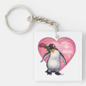 Penguin Valentijnsdag Sleutelhanger (voorkant)